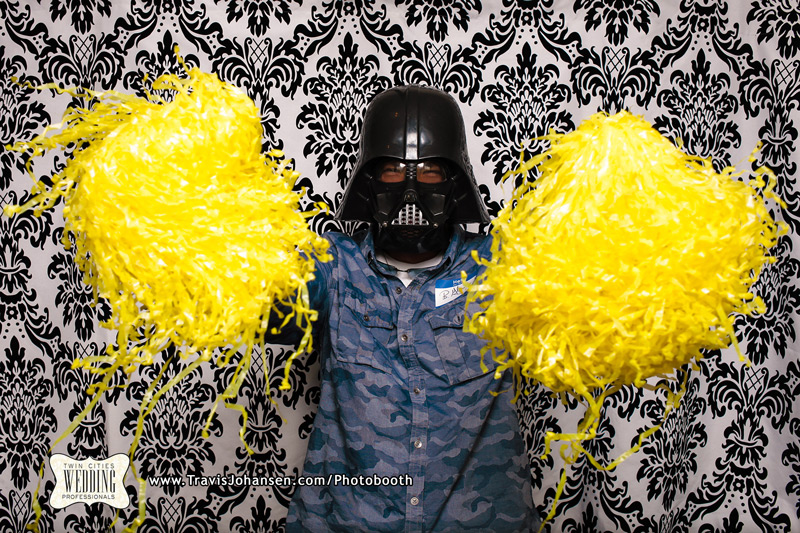 Darth Vader in the Minneapolis Photobooth Rental Booth