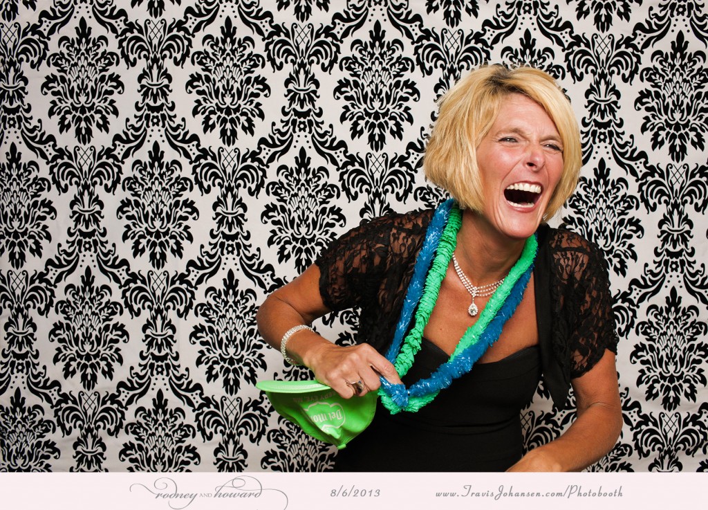 Huge laugh in the photo booth - Pinstripes of Edina MN